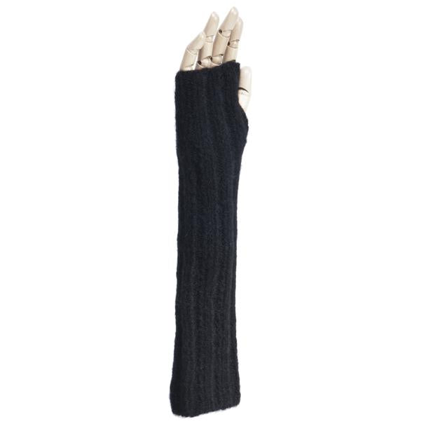 MEG COHEN UNISEX ALPACA HANDKNIT ARM SOX - BLACK