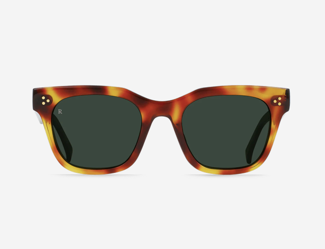 RAEN HUXTON SUNGLASSES - MOAB TORTOISE/ BOTTLE GREEN