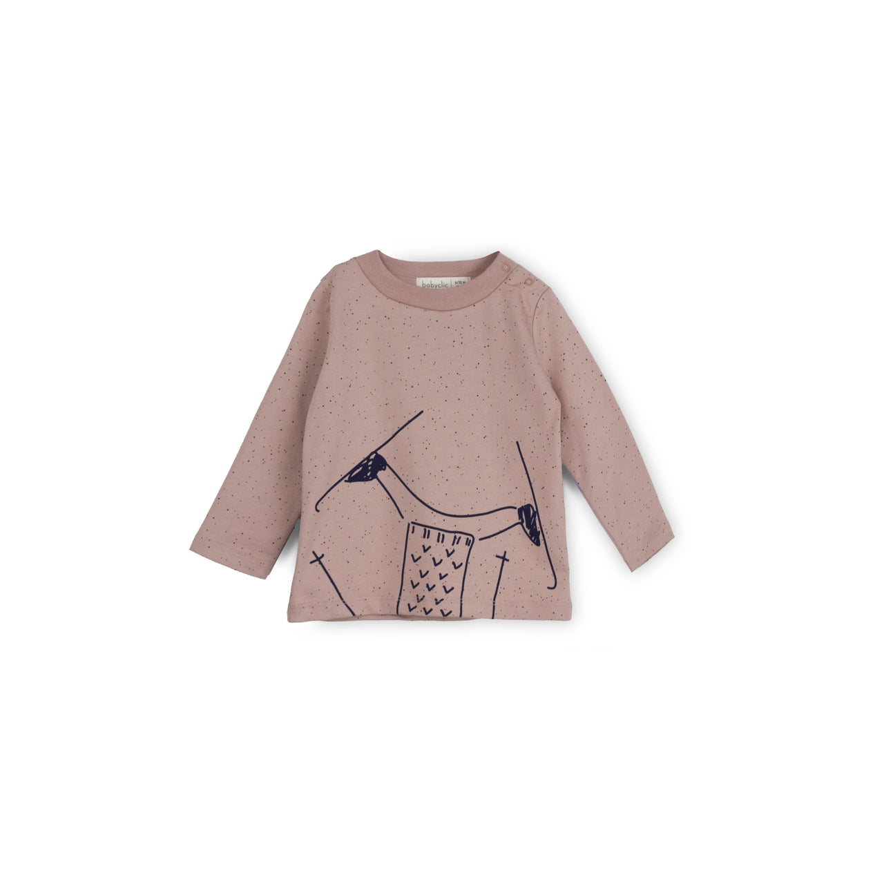 BABYCLIC T-SHIRT- BLUSH SLOPE