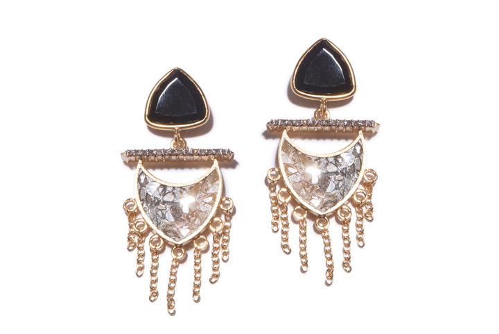 SHANA GULATI TIMI EARRINGS GOLD