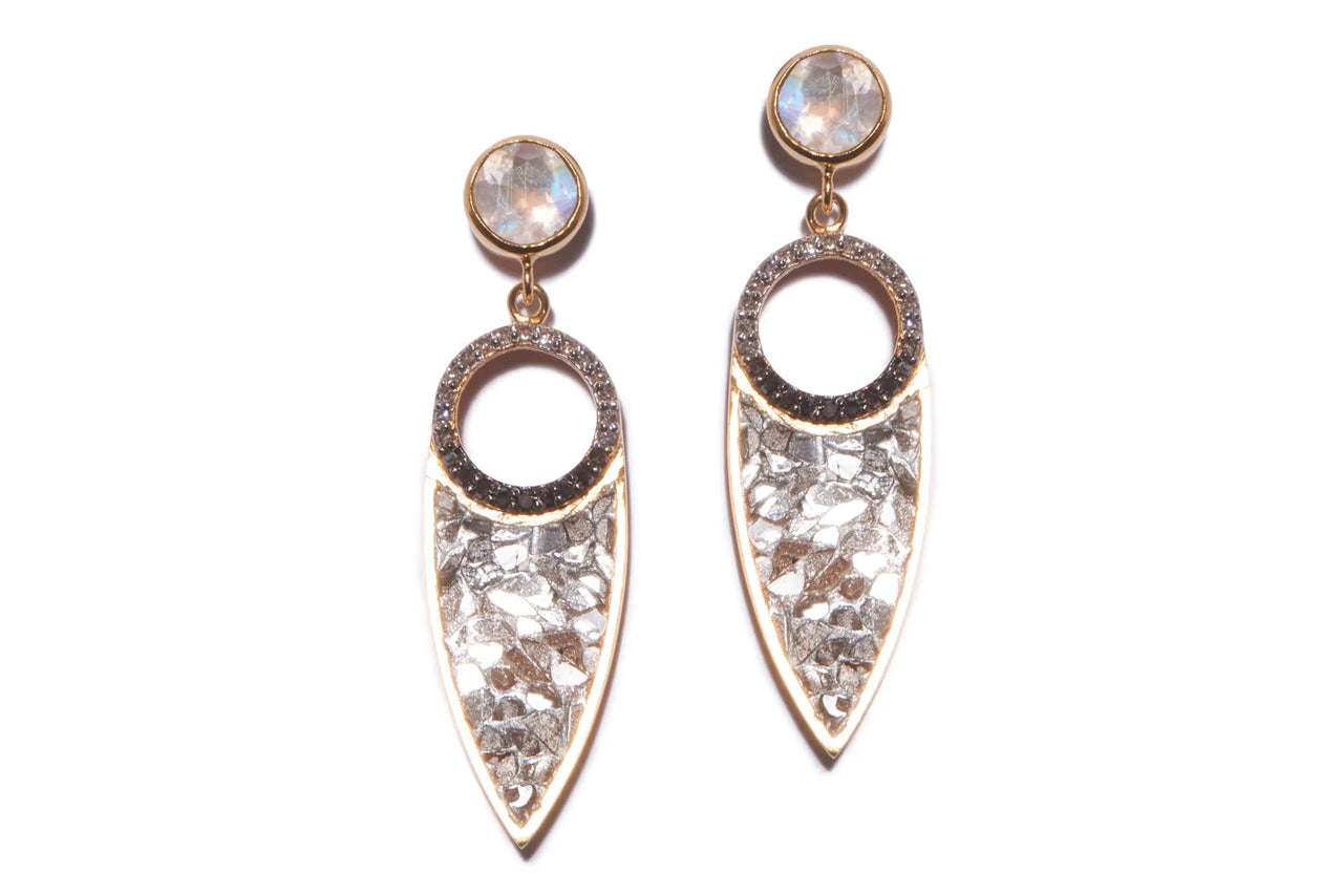 SHANA GULATI ZEIT EARRINGS GOLD