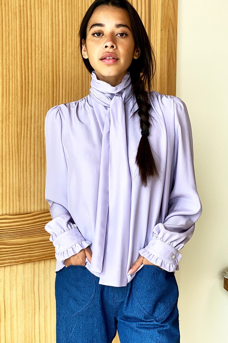 EMERSON FRY FREDERIQUE BLOUSE - LILAC