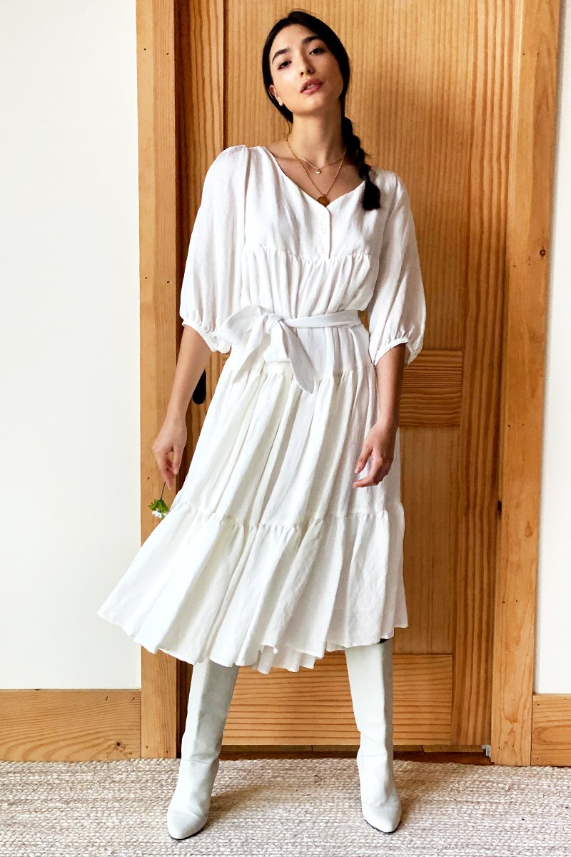 EMERSON FRY SAWYER DRESS - SALT *FINAL SALE