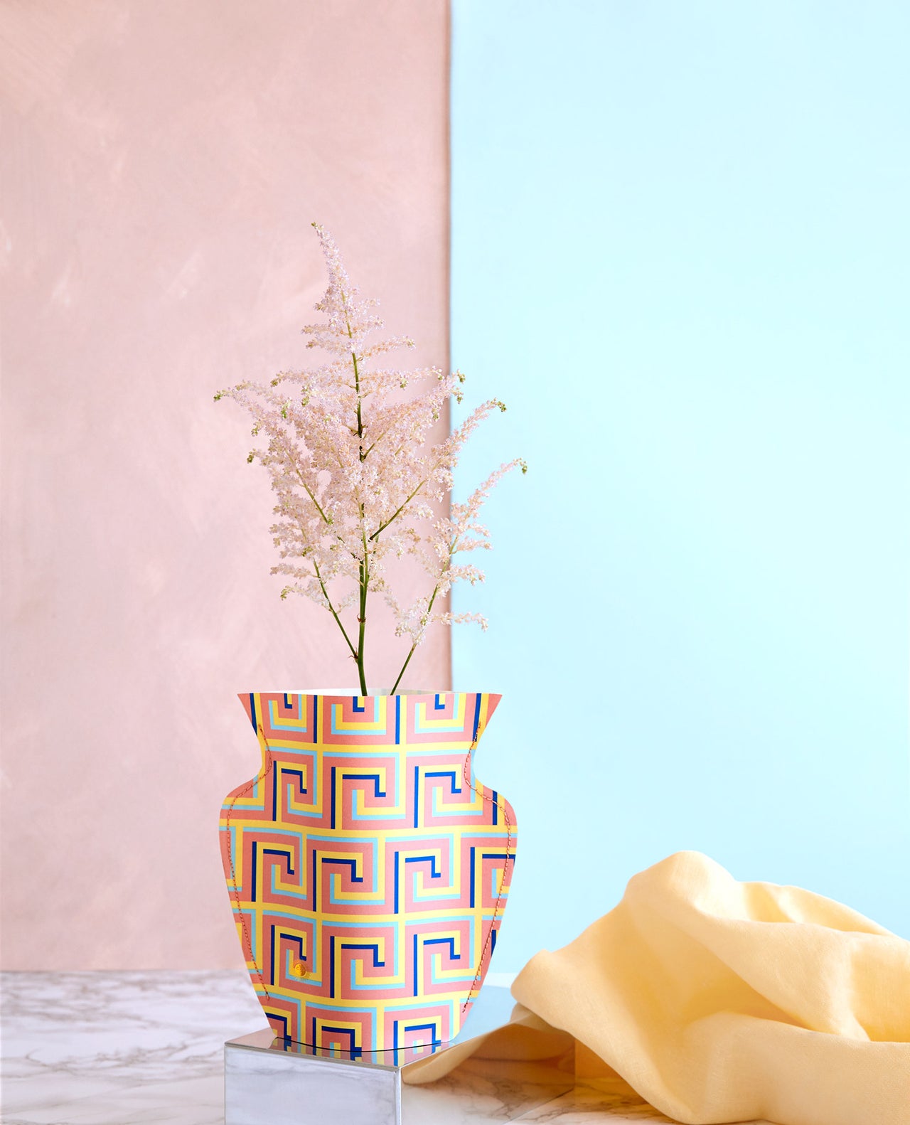 OCTAEVO BARCELONA MINI PAPER VASE- ICARUS PEACH